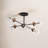 Blevins Glass Semi Flush Mount-194673020-169293195