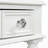 Retro Makeup Desk with Large Octagonal Mirror and 3-Drawer Storage, Elegant Console for Bedroom and Living Room