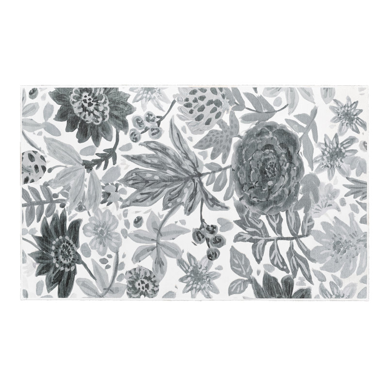 Tapis gris lavable My Magic Carpet, Rectangle 5 pi x 3 pi