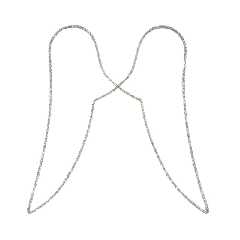 Ailes d'ange en verre perlé