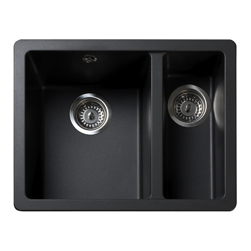Paragon 1.5 Bowl Undermount Kitchen Sink, Ash