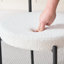 50 cm H Upholstered Teddy Dining Chair-114193736-123191245