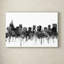 «Orlando Florida Skyline B and W», reproduction d'impression sur toile tendue-24187371