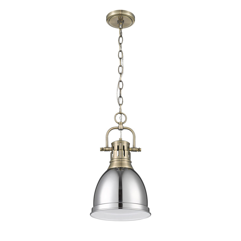 Alethia 1 - Light Pendant, Chrome, Aged Brass