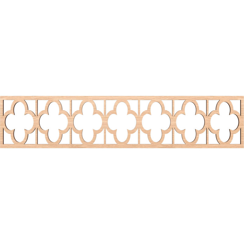 Moulure à panneau Woodall, H 10 po x l 46,75 po x P 0,375 po, Chêne rouge