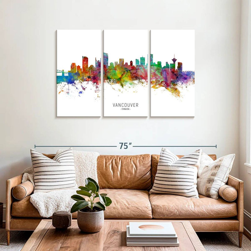 Nicci Vancouver Canada Skyline I, H 36 po x l 57 po