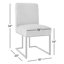 Chaises d'appoint rembourrées en tissu avec base en métal Bende-1473541369