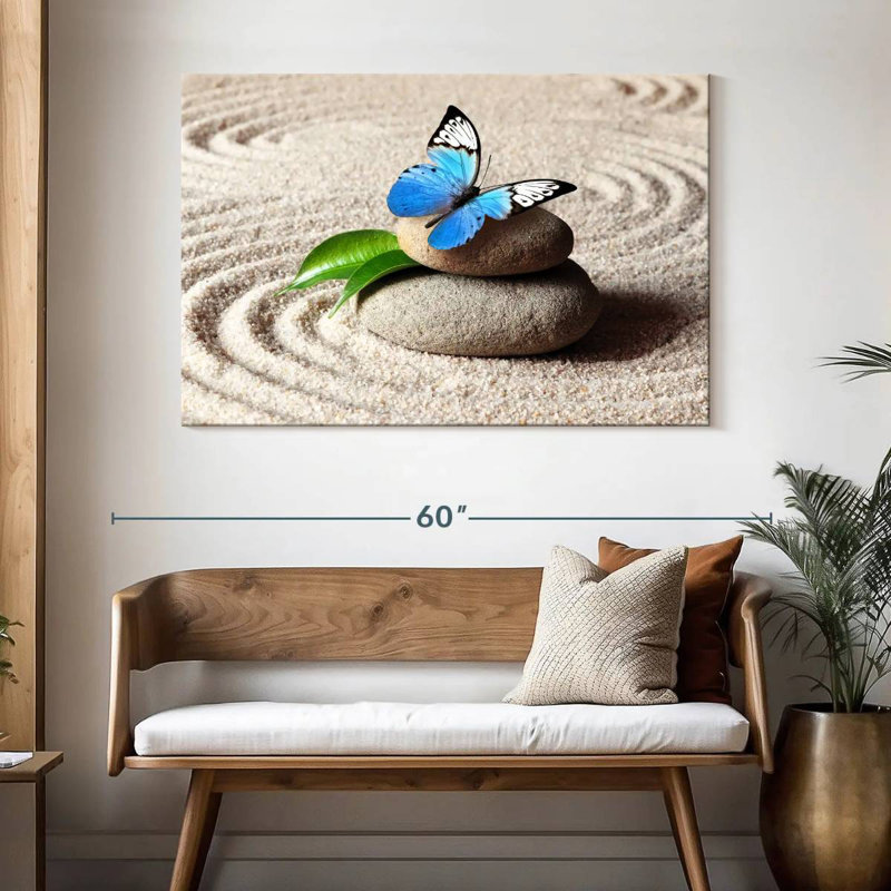 Brampt Peaceful Butterfly, 32" H x 48" W