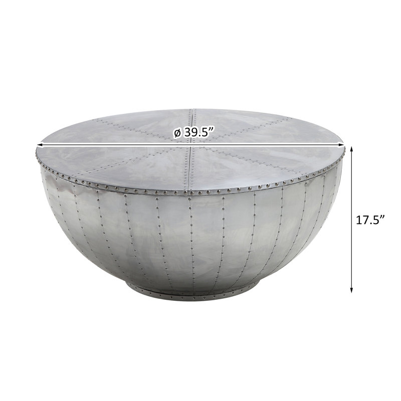 Bailee Aluminum Coffee Table