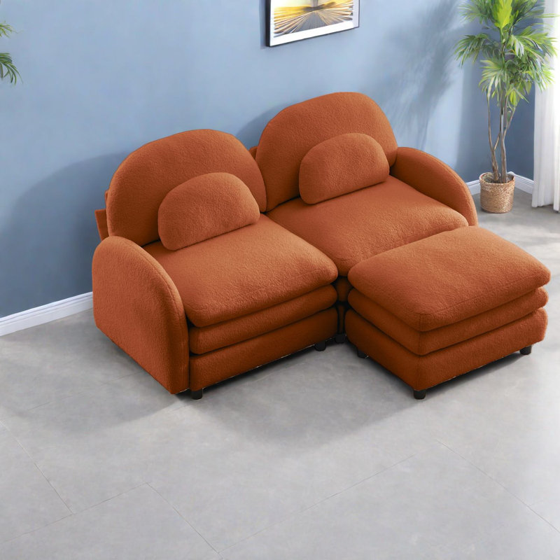 Canapés modulaires Cloud Comfort, canapé modulaire 2 places Teddy