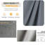 Outdoor Patio 10x10 Ft Pergola Replacement Canopy - Blocking, Water-repellent, Simple Setup, Grey Water , Installation,