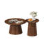 Ensemble de 2 tables basses rondes