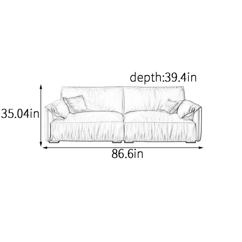 Pezdicek, 3, H 35,04 po x l 86,6 po x l 39,4 po