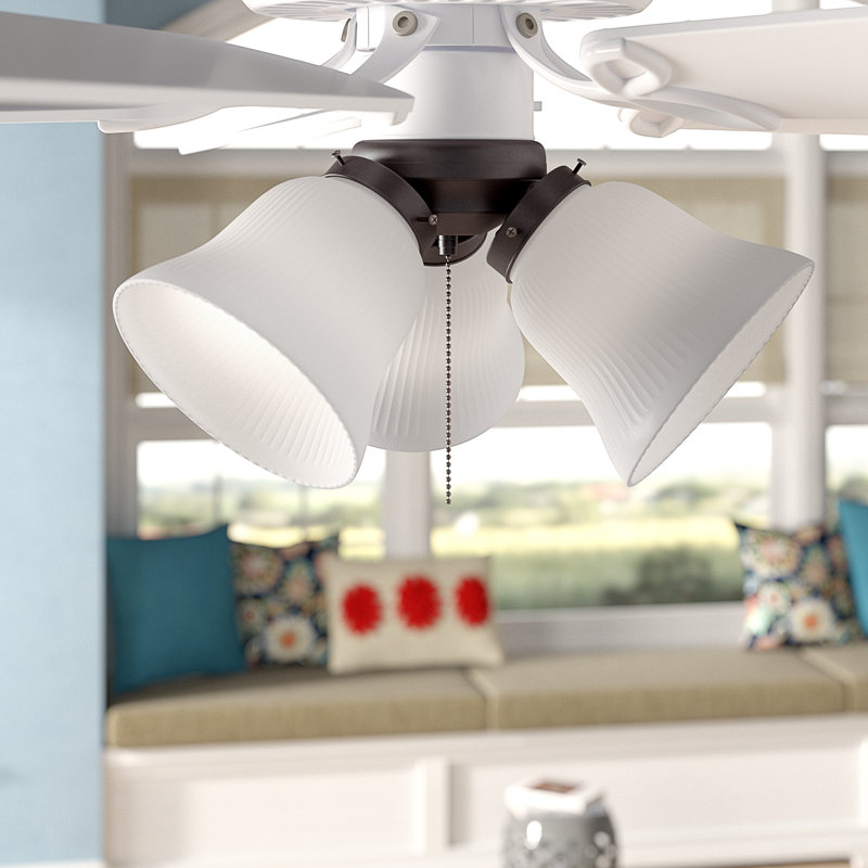 12.75'' 3 - Light Branched Ceiling Fan Light Kit, Oil Rubbed Bronze