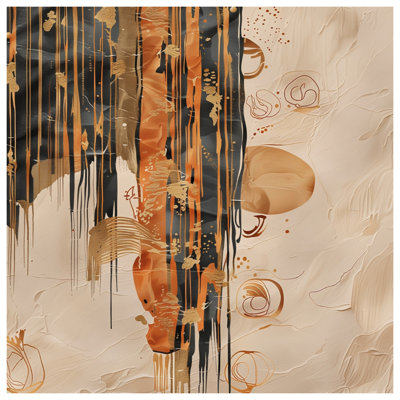 Tapisserie texturée abstraite texturée