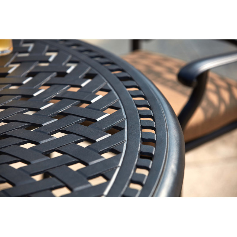 Lenahan 7-Piece Patio Dining Set with Cushions and 59'' Round Dining Table