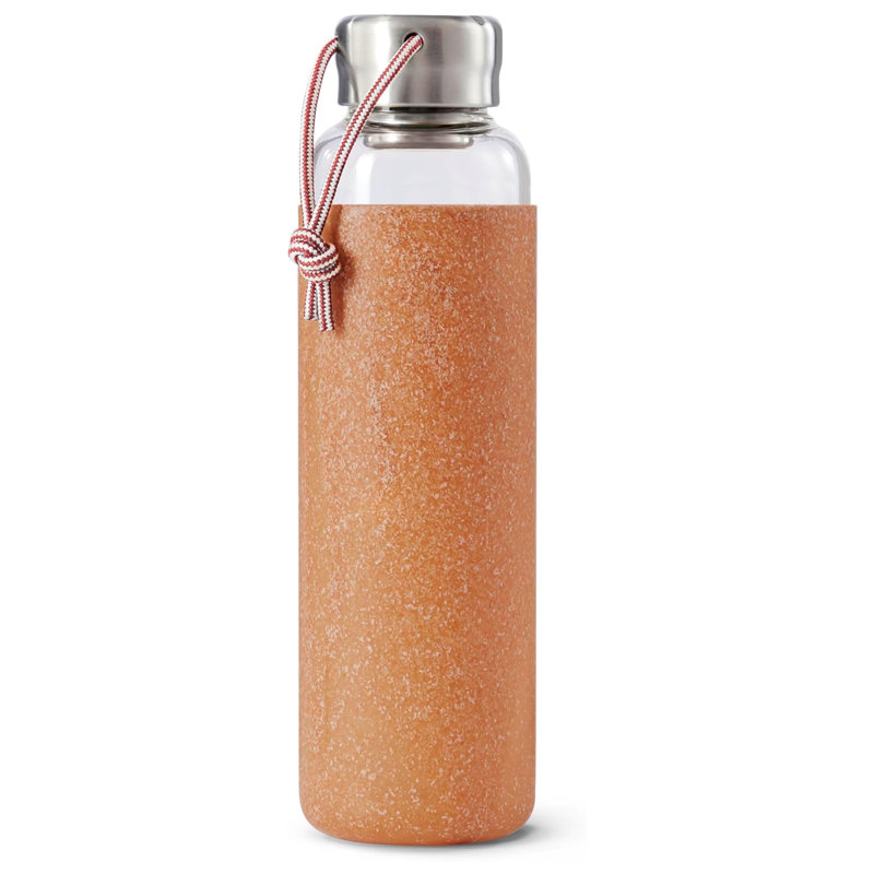 Black + Blum 600.3ml Glass Water Bottle, Brown