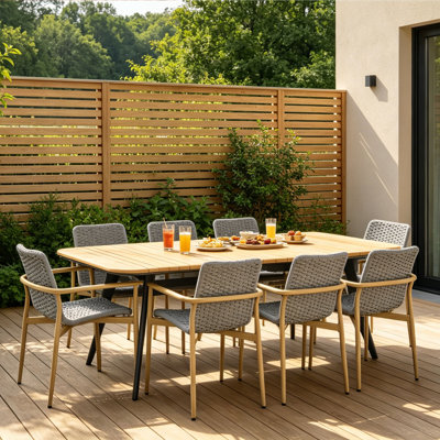 Ensemble repas extérieur pour 6 personnes Modena