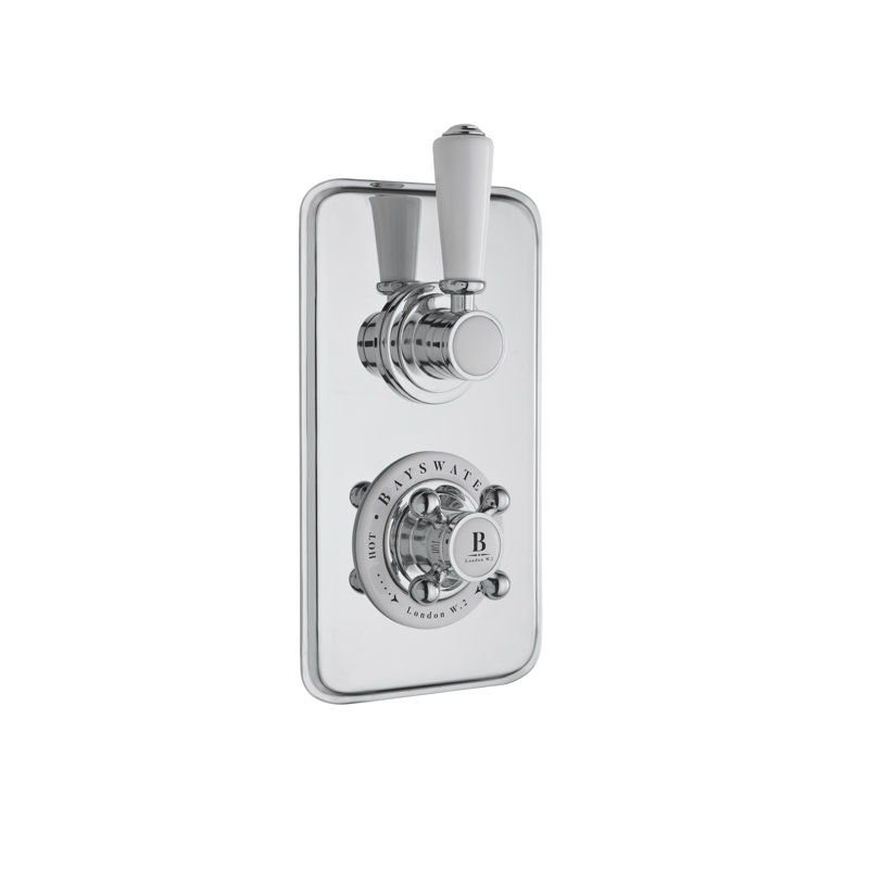 Double Concealed Thermostatic Shower Valve