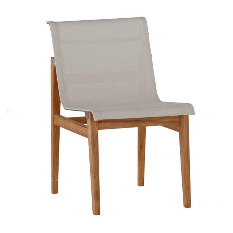 Coast Patio Dining Side Chair, Canvas Sling
