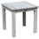 Shelburne 20" Outdoor Wheathered Teak Tall Side Table