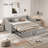 Upholstered daybed with Pop Up Trundle-1085081354
