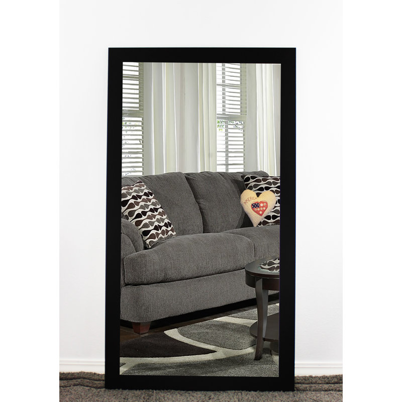 Miroir pleine grandeur Hast Coastal, H 64 po x l 35 po, Noir