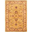 Tapis unique en laine noué à la main or de 6 pi 3 po x 8 pi 10 po Kalona