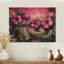 Lavande hibiscus symphonie tropicale - décoration murale en bois d'hibiscus - sur bois de pin naturel-1328830455