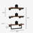 Levan 3 Piece Industrial Pipe Shelves