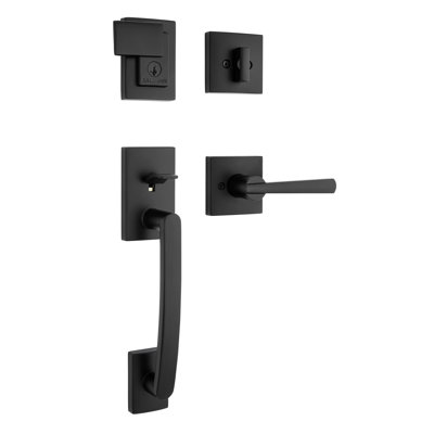 Spyglass Handleset with Deadbolt and Door Lever