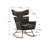 Solid wood +metal Rocking Chair-1884391867