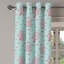 Rideau à œillets décoratif à 2 panneaux Latitude Run® Coral, 50 po, bleu corail foncé-160061019