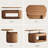 Lift Top Wood Coffee Table, Center Tea Table With Hidden Storage Compartment And Open Shelf For Living Room, Apartment, Small Space, Oak-310895379-323496858