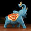 Sculpture classique d'éléphant en laiton pour énergie positive