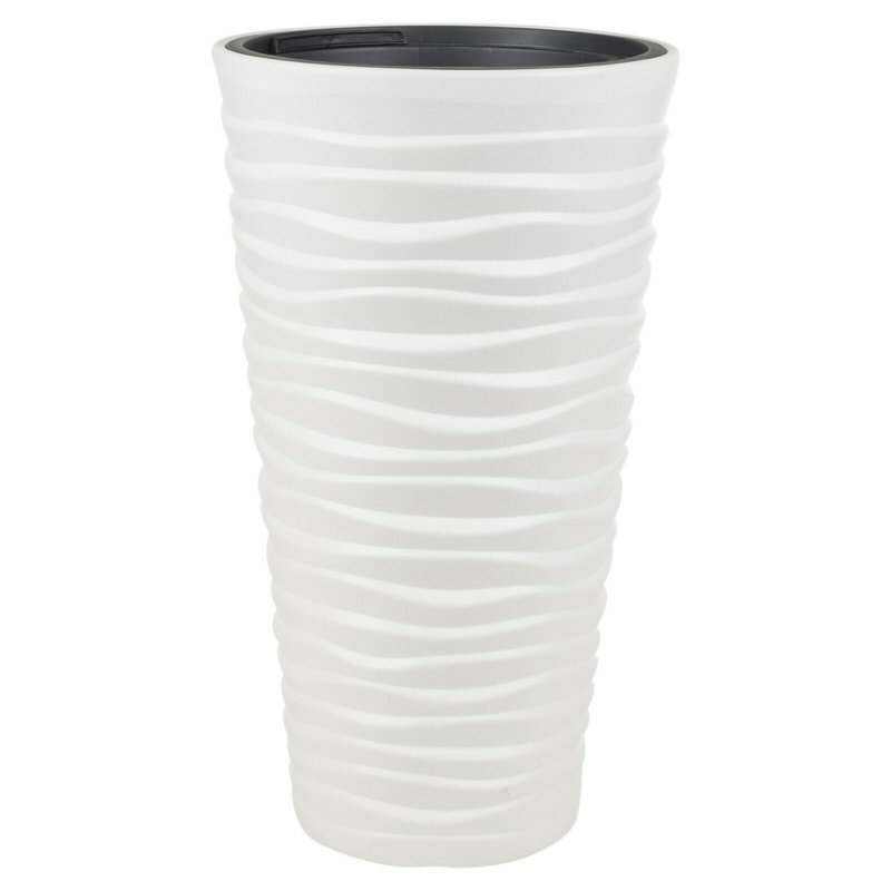 Brandenburg Pot Planter, White