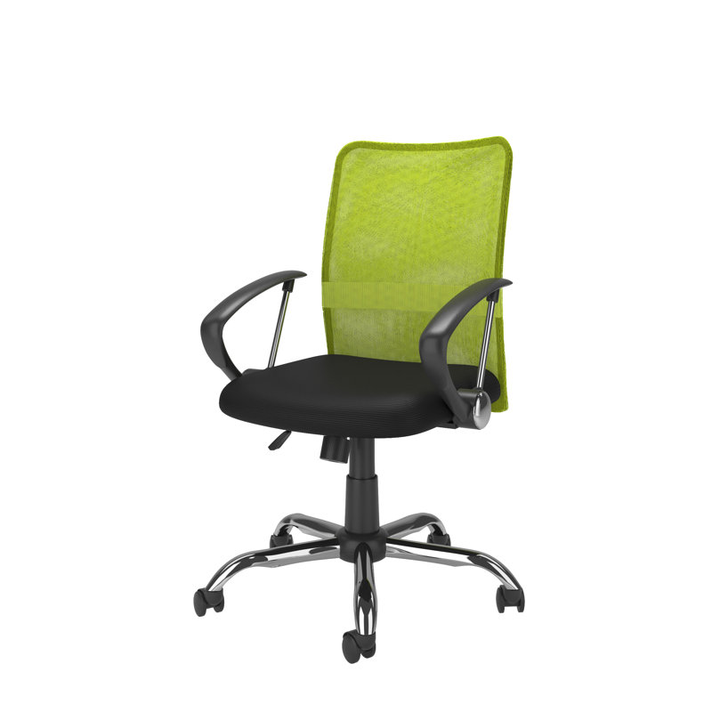 Hubbert Mesh Swivel Task Ofiice Chair, Lime Green