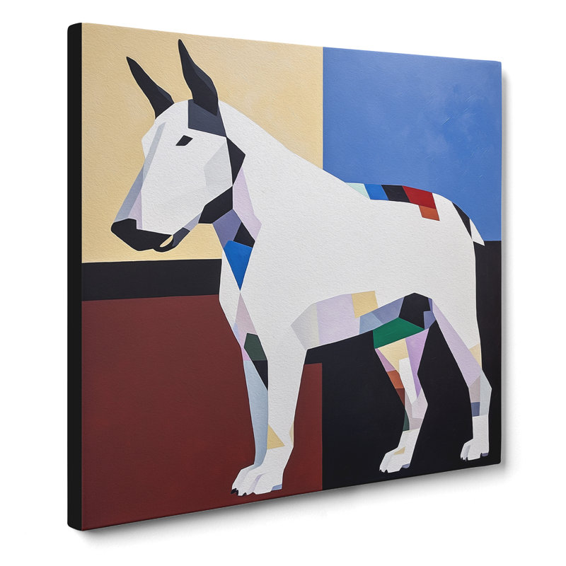 English Bull Terrier Suprematism No.2 - Print