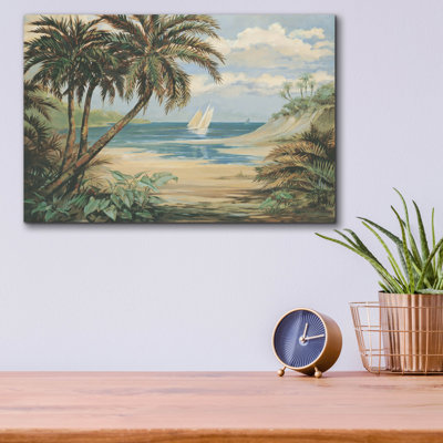 'Palm Bay' by Paul Brent, Acrylic Glass Wal Art