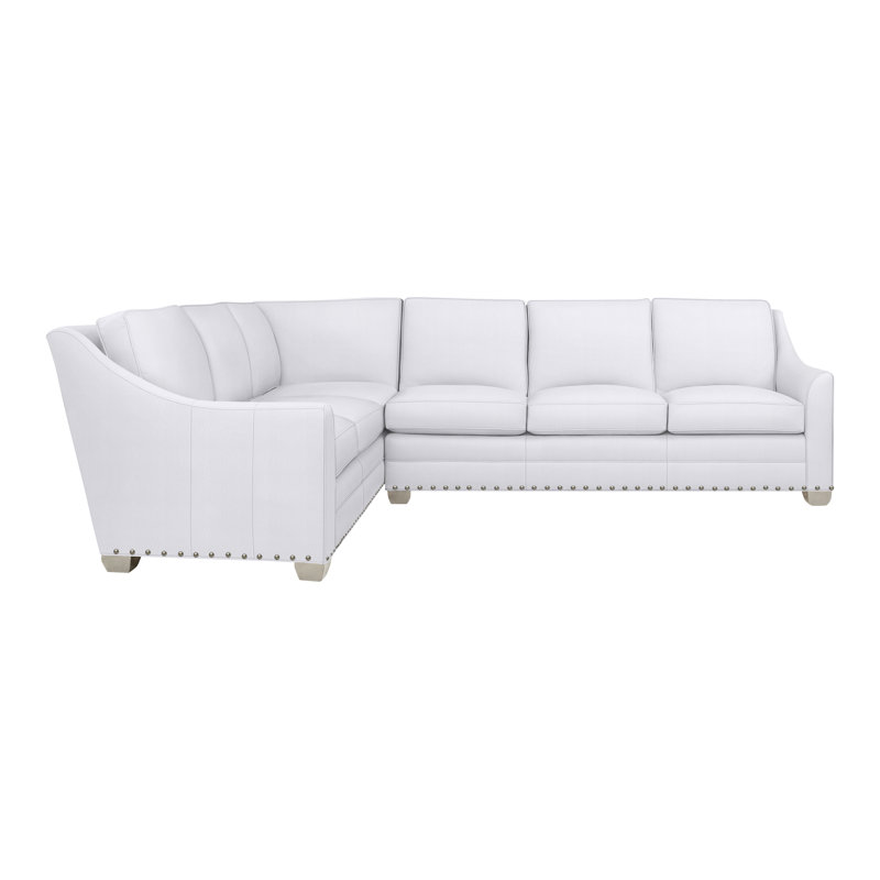 American Bungalow 2-Piece Nicholas Sectional, Yes, Wrenn, Navada Snow