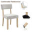 Ensemble repas moderne avec base robuste et chaises ergonomiques pour six personnes