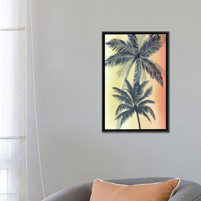 «Vintage Palms II» par Grace Popp, reproduction d'art sur toile tendue