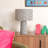 Bertie Leopard Print Full Fabric Table Lamp with LED Bulb
