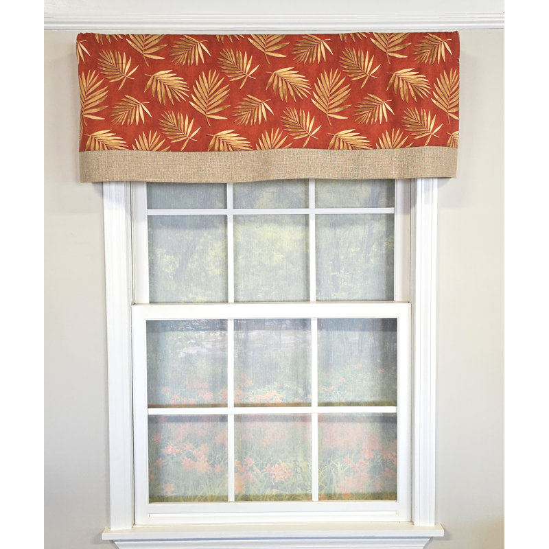 Hawthorn Cornice Valance, Rouge