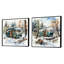 Camping Van Charm en hiver - Ensemble de 2 camping carrées-962384503-962384500