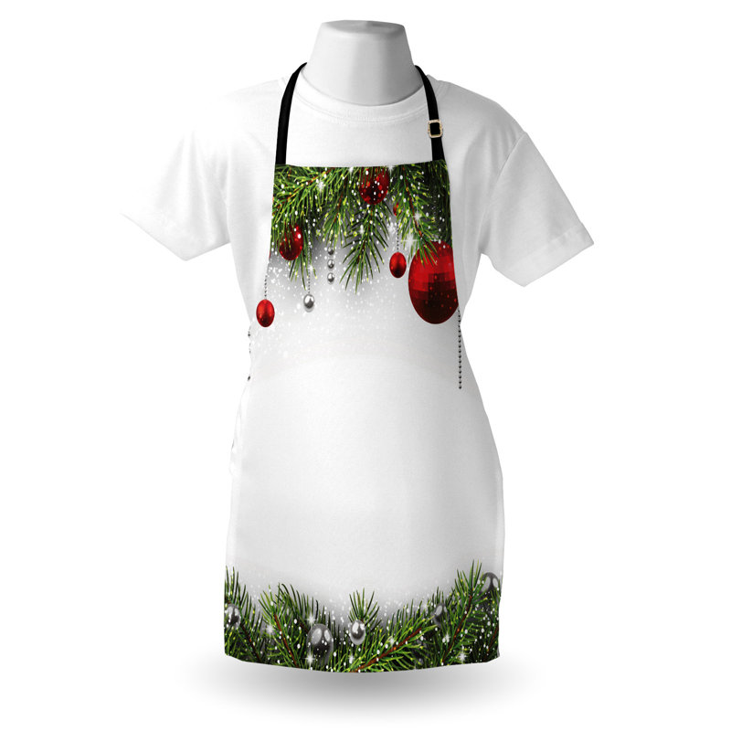 Tablier de Noël sans motif bavoir