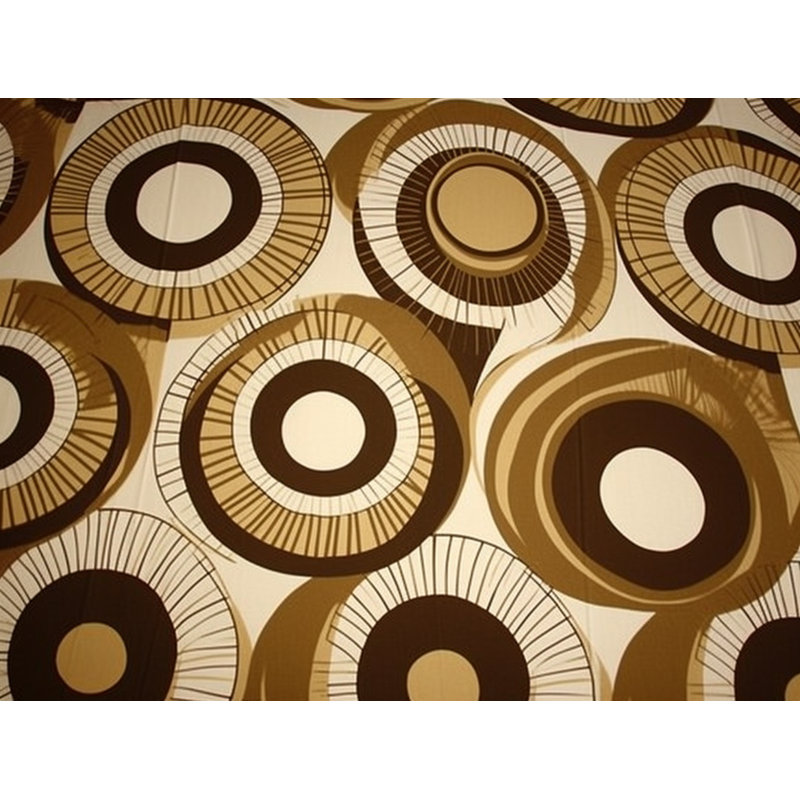 Funky Bedding, King Comforter, Brown/Gold Abstract