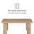 Hepza 48" Rectangular Solid Wood Coffee Table-948678007
