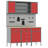 Set Of 5 Steel Large Height-Adjustable Work Cabinet-785784995
