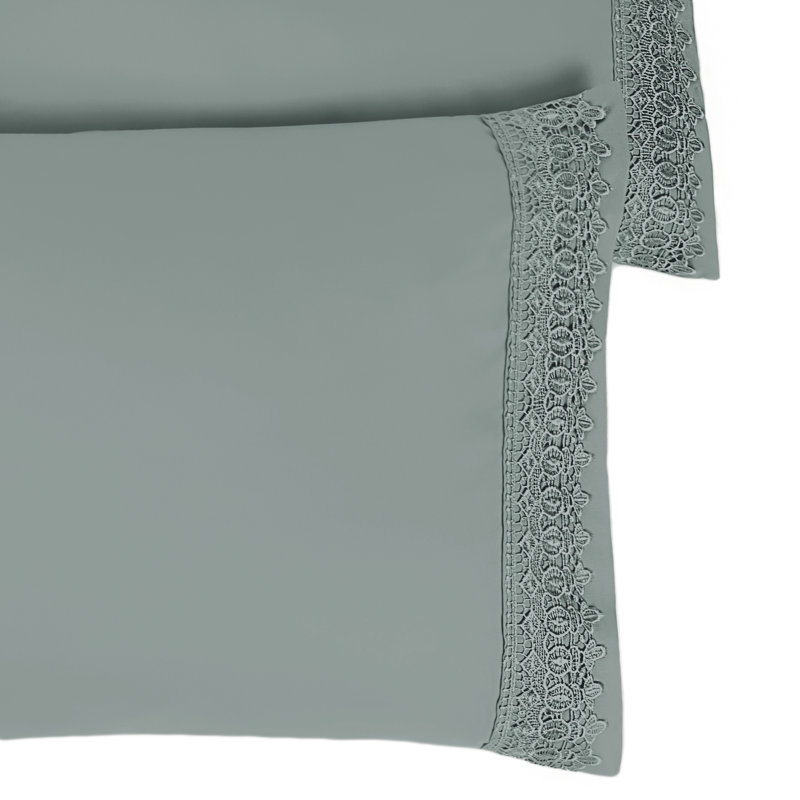 Deux taies d'oreiller en microfibre Eldon par Southshore Fine Linens, Grand, Bleu sarcelle